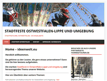 Tablet Screenshot of ideenwelt.eu